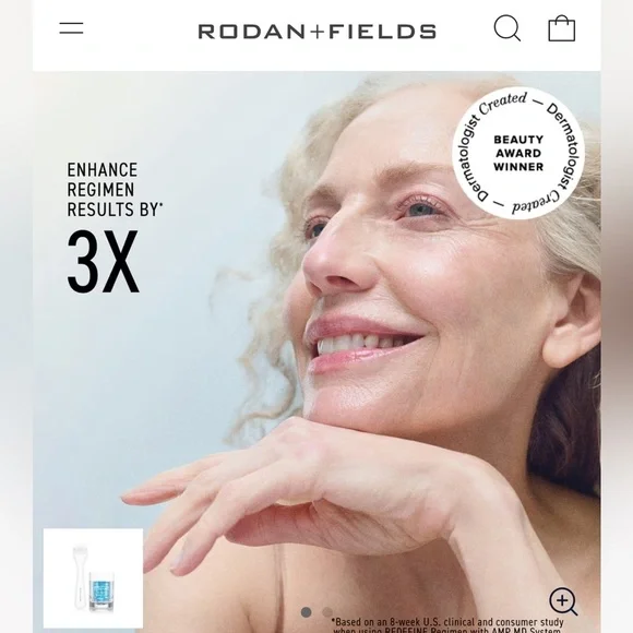 NIB Rodan + Fields REDEFINE Intensive Renewing Serum with Roller - Picture 2 of 14